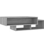 VidaXL Salontafel 105x55x32 cm bewerkt hout grijs sonoma eikenkleurig