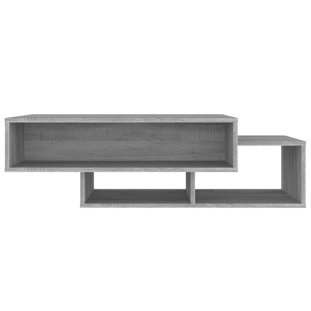 VidaXL Salontafel 105x55x32 cm bewerkt hout grijs sonoma eikenkleurig