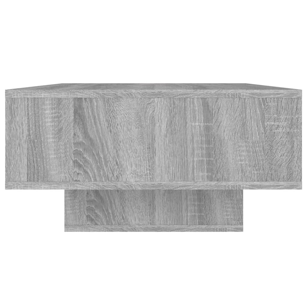 VidaXL Salontafel 105x55x32 cm bewerkt hout grijs sonoma eikenkleurig