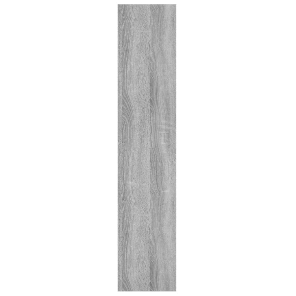 VidaXL Wandschap 90x16x78 cm bewerkt hout grijs sonoma eikenkleurig
