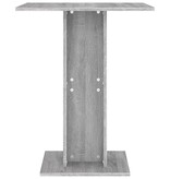 VidaXL Bistrotafel 60x60x75 cm bewerkt hout grijs sonoma eikenkleurig