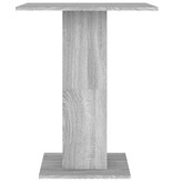 VidaXL Bistrotafel 60x60x75 cm bewerkt hout grijs sonoma eikenkleurig