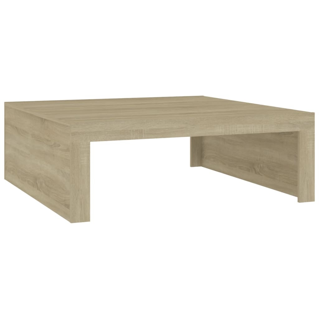 VidaXL Salontafel 100x100x35 cm spaanplaat sonoma eikenkleurig