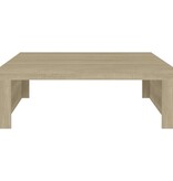 VidaXL Salontafel 100x100x35 cm spaanplaat sonoma eikenkleurig