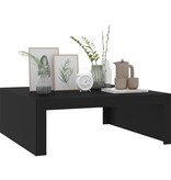 VidaXL Salontafel 100x100x35 cm spaanplaat zwart