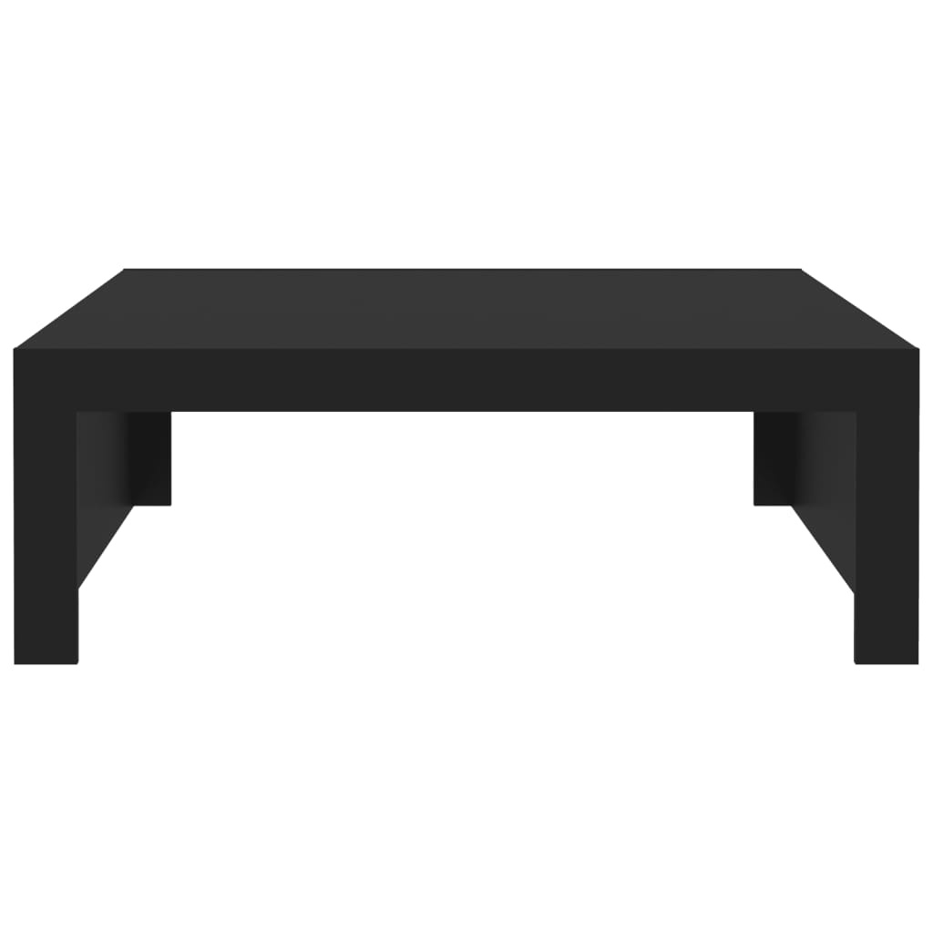 VidaXL Salontafel 100x100x35 cm spaanplaat zwart