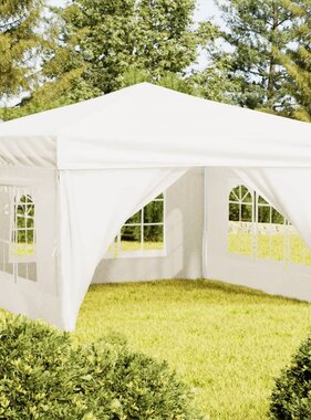 VidaXL Partytent inklapbaar met zijwanden 3x3 m crèmekleurig