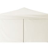 VidaXL Partytent inklapbaar met zijwanden 3x3 m crèmekleurig