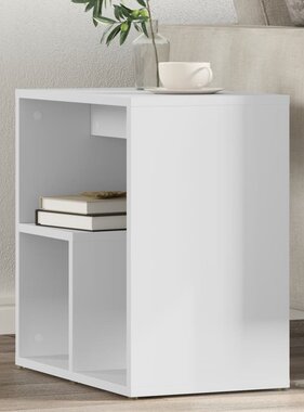 VidaXL Bijzettafels 2 st 50x30x50 cm bewerkt hout wit