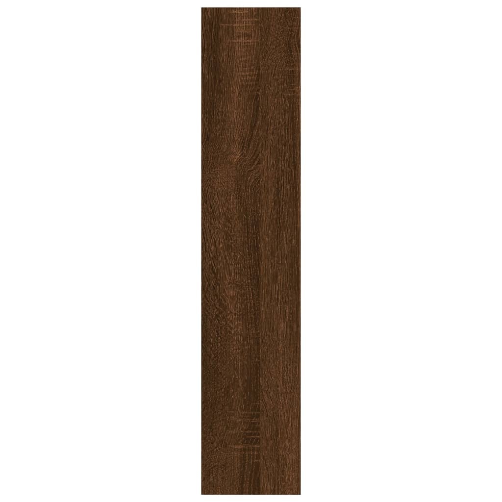 VidaXL Wandschap 90x16x78 cm bewerkt hout bruineikenkleurig