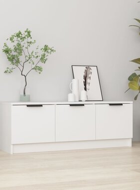 VidaXL Tv-meubel 102x35x36,5 cm bewerkt hout wit