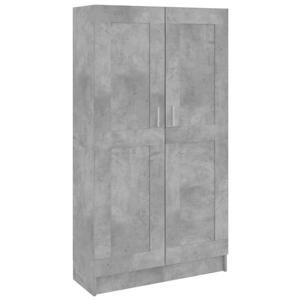 VidaXL Boekenkast 82,5x30,5x150 cm spaanplaat betongrijs