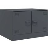 VidaXL Salontafel 67x50x44 cm staal antracietkleurig