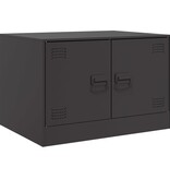 VidaXL Salontafel 67x50x44 cm staal zwart