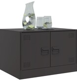 VidaXL Salontafel 67x50x44 cm staal zwart