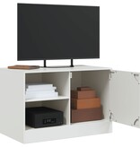 VidaXL Tv-meubelen 2 st 67x39x44 cm staal wit