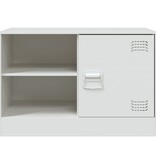 VidaXL Tv-meubelen 2 st 67x39x44 cm staal wit