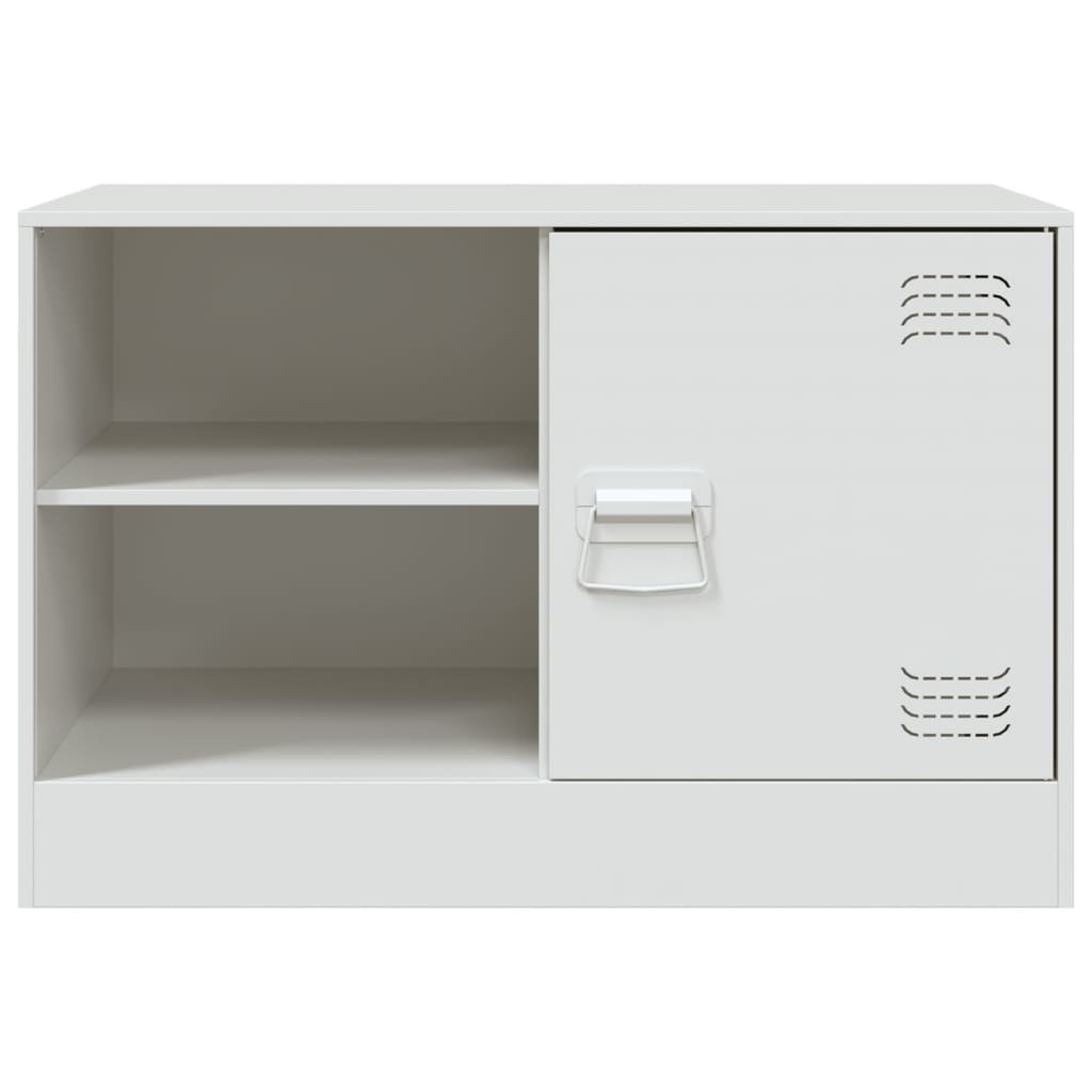 VidaXL Tv-meubelen 2 st 67x39x44 cm staal wit