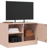 VidaXL Tv-meubel 67x39x44 cm staal roze