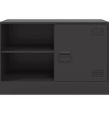 VidaXL Tv-meubelen 2 st 67x39x44 cm staal zwart