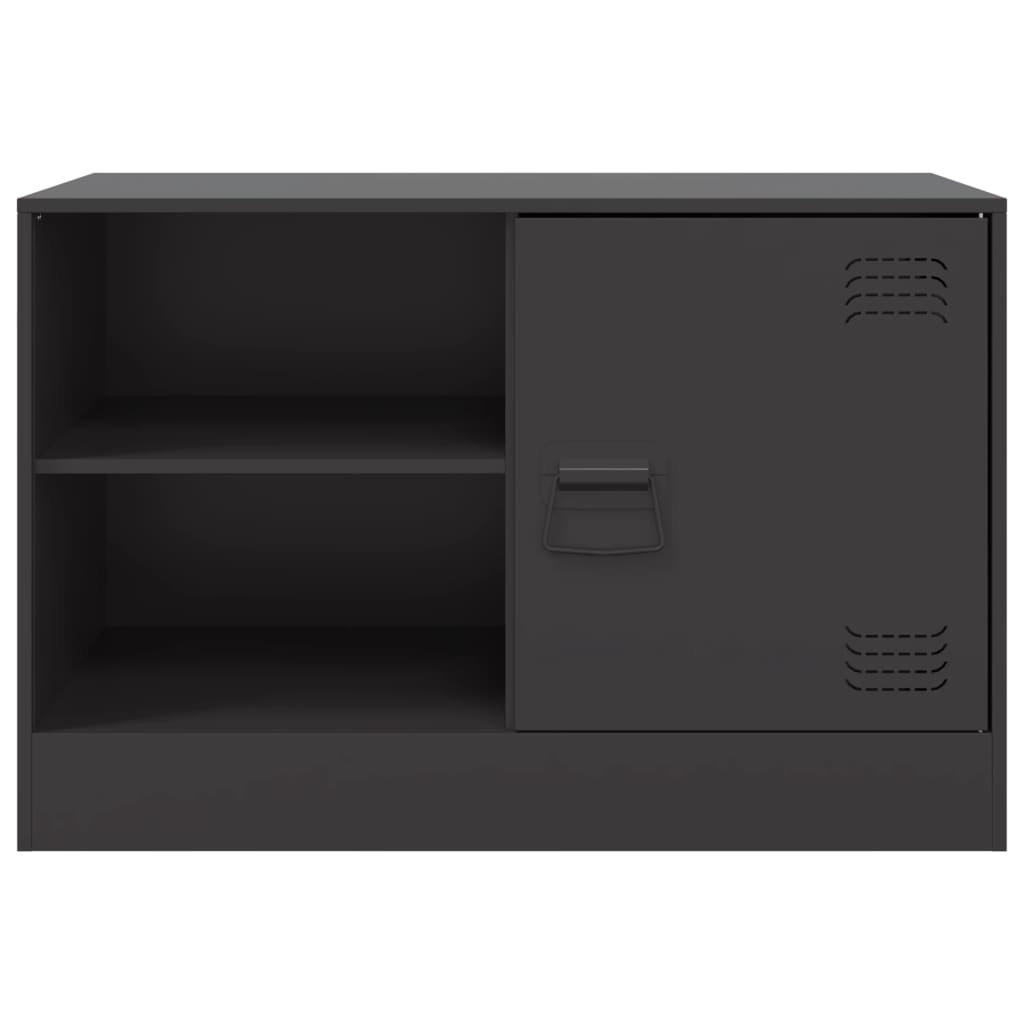 VidaXL Tv-meubelen 2 st 67x39x44 cm staal zwart