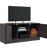 VidaXL Tv-meubel 99x39x44 cm staal zwart