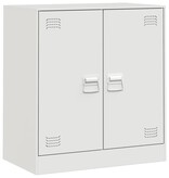 VidaXL Dressoir 67x39x73 cm staal wit