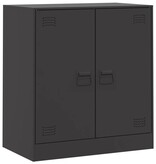 VidaXL Dressoir 67x39x73 cm staal zwart