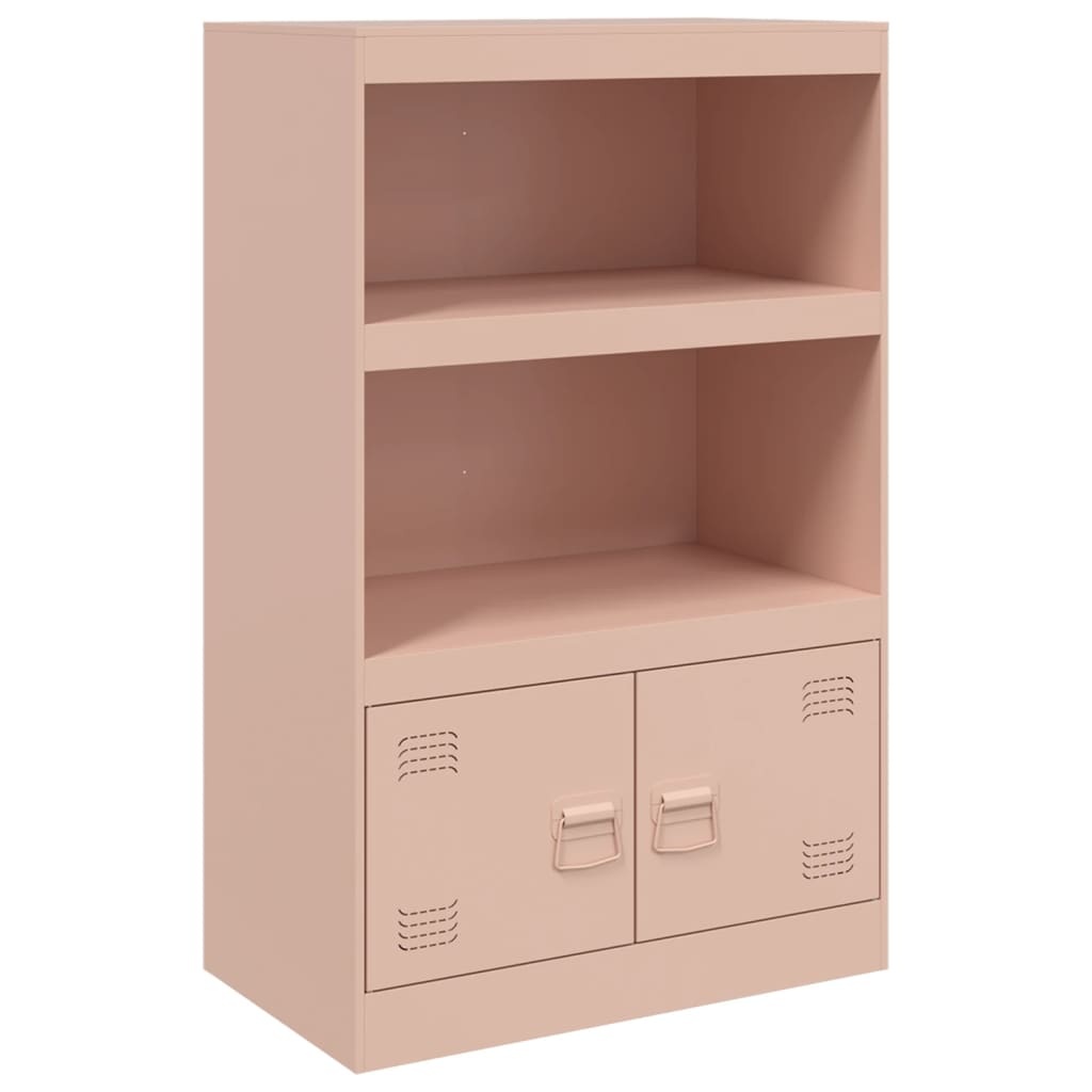 VidaXL Dressoir 67x39x107 cm staal roze