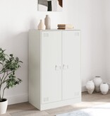 VidaXL Dressoir 67x39x107 cm staal wit