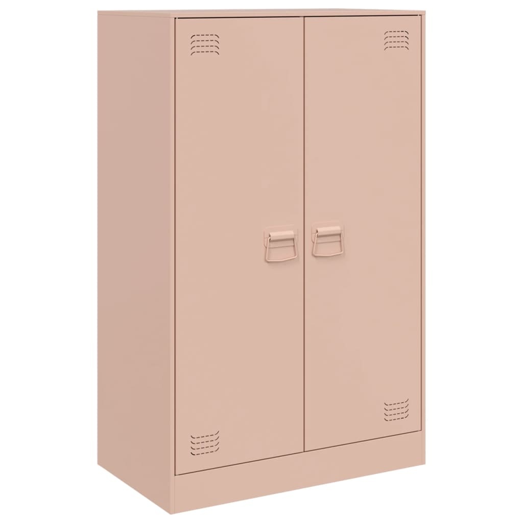 VidaXL Dressoir 67x39x107 cm staal roze