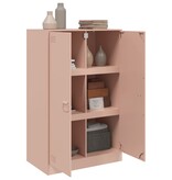 VidaXL Dressoir 67x39x107 cm staal roze