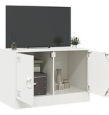 VidaXL Tv-meubel 67x39x44 cm staal wit