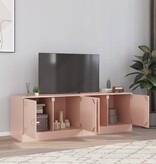 VidaXL Tv-meubelen 2 st 67x39x44 cm staal roze
