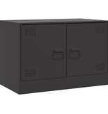 VidaXL Tv-meubelen 2 st 67x39x44 cm staal zwart