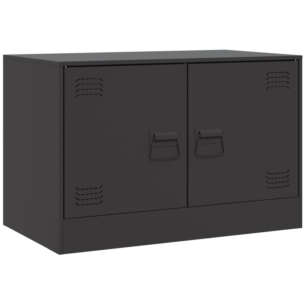 VidaXL Tv-meubelen 2 st 67x39x44 cm staal zwart