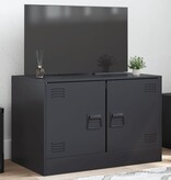 VidaXL Tv-meubel 67x39x44 cm staal zwart