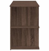 VidaXL Bureau 140x50x75 cm bewerkt hout bruin eikenkleur