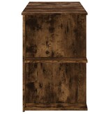 VidaXL Bureau 140x50x75 cm bewerkt hout gerookt eikenkleurig