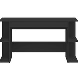 VidaXL Bureau 140x50x75 cm bewerkt hout zwart