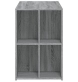 VidaXL Bureau 102x50x75 cm bewerkt hout grijs sonoma eikenkleurig