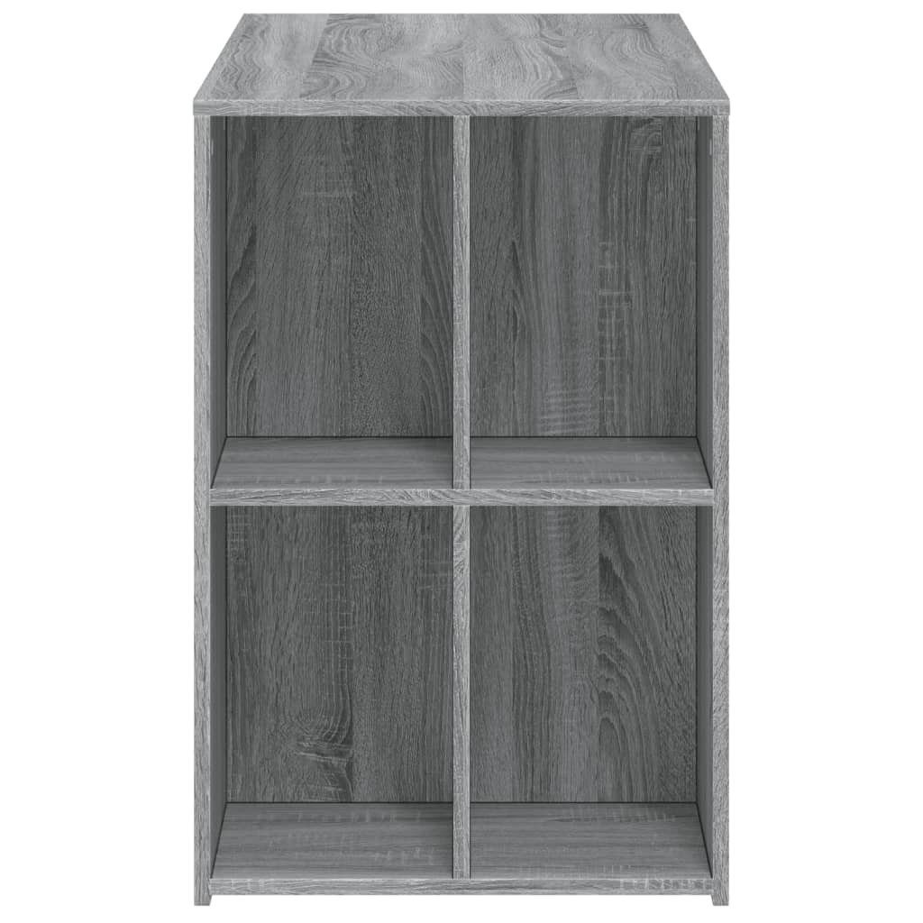 VidaXL Bureau 102x50x75 cm bewerkt hout grijs sonoma eikenkleurig