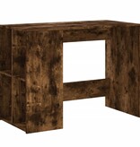 VidaXL Bureau 102x50x75 cm bewerkt hout gerookt eikenkleurig