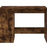 VidaXL Bureau 102x50x75 cm bewerkt hout gerookt eikenkleurig