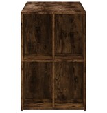 VidaXL Bureau 102x50x75 cm bewerkt hout gerookt eikenkleurig