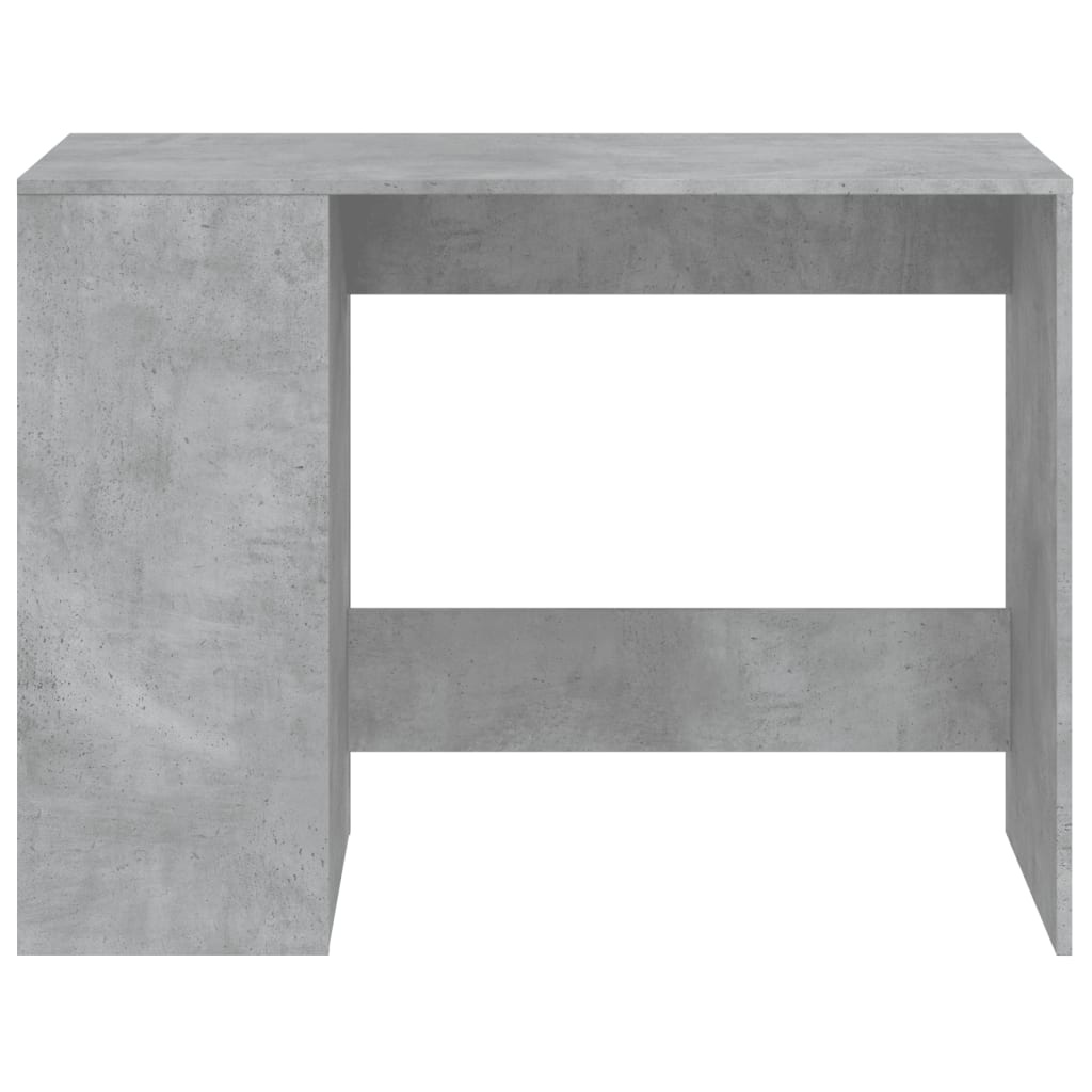 VidaXL Bureau 102x50x75 cm bewerkt hout betongrijs