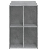 VidaXL Bureau 102x50x75 cm bewerkt hout betongrijs