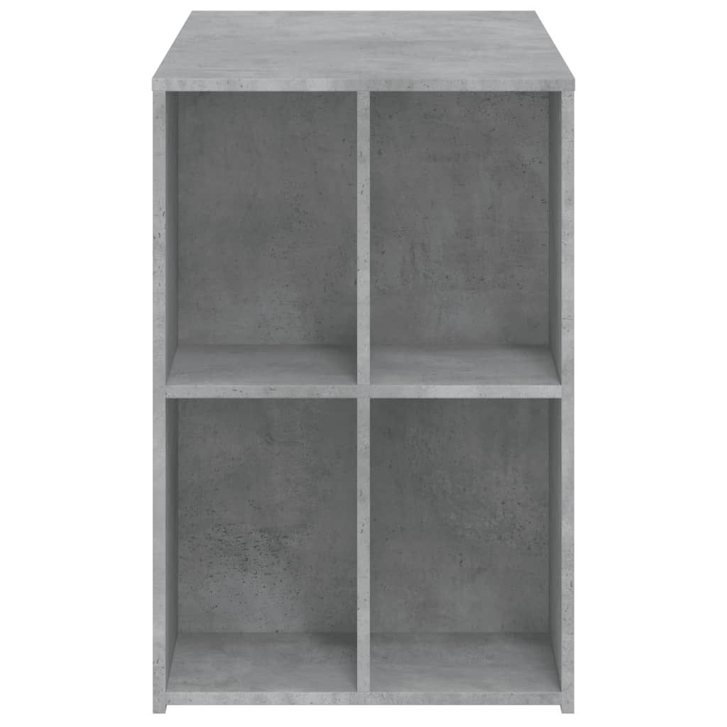 VidaXL Bureau 102x50x75 cm bewerkt hout betongrijs