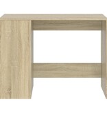VidaXL Bureau 102x50x75 cm bewerkt hout sonoma eikenkleurig