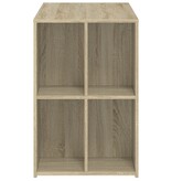 VidaXL Bureau 102x50x75 cm bewerkt hout sonoma eikenkleurig